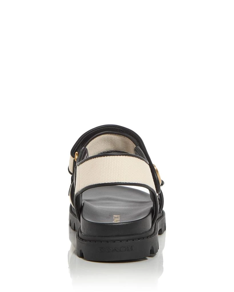 Coach Women's Brynn Woven Sport Sandals 5