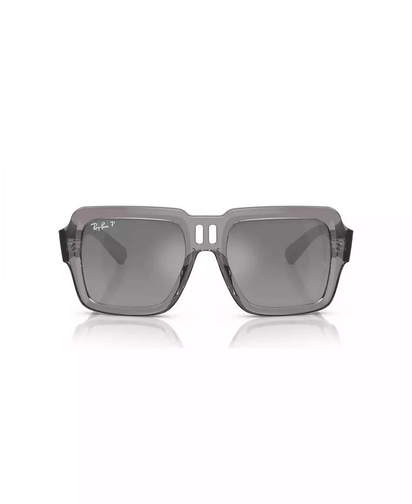 Ray-Ban Unisex Magellan Polarized Sunglasses, Mirror Gradient RB4408 4