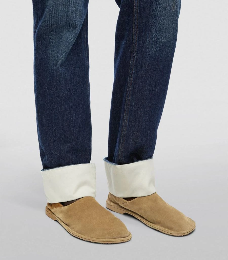 Loewe Suede Folio Slippers 4