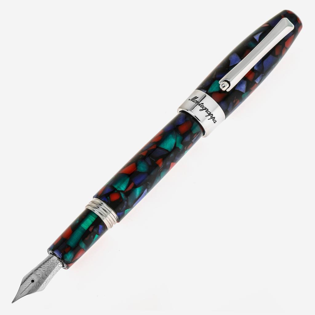 Montegrappa Montegrappa Fortuna Mosaico Aurora Fountain Pen (F) ISFOB2IK