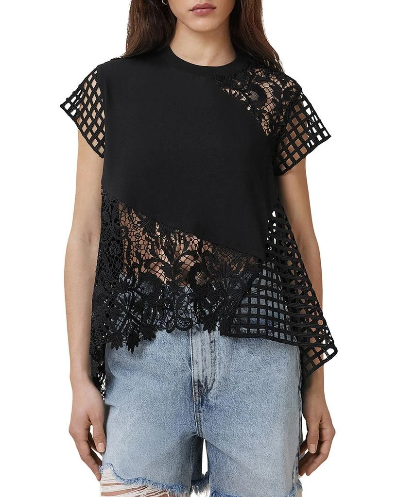 ALL SAINTS Zala Crocheted Lace Top 1