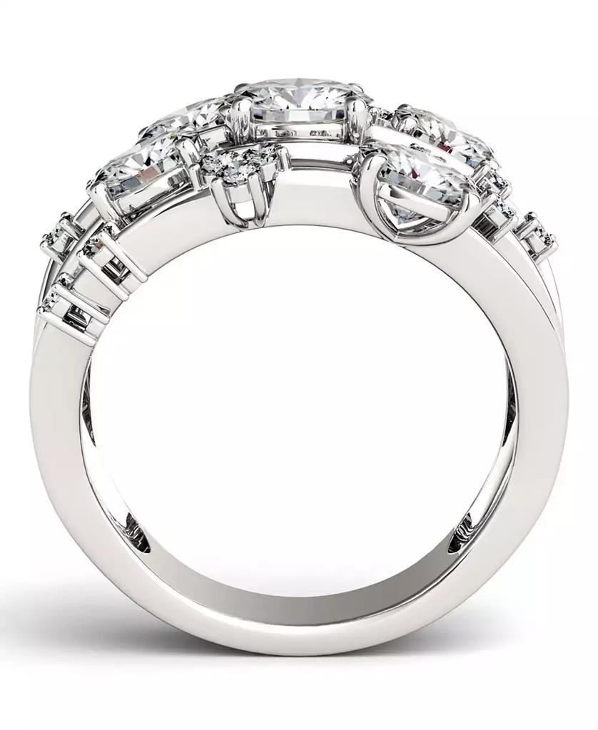 Charles & Colvard Moissanite Galaxy Fashion Ring (3-1/8 ct. t.w. Diamond Equivalent) in 14k White Gold