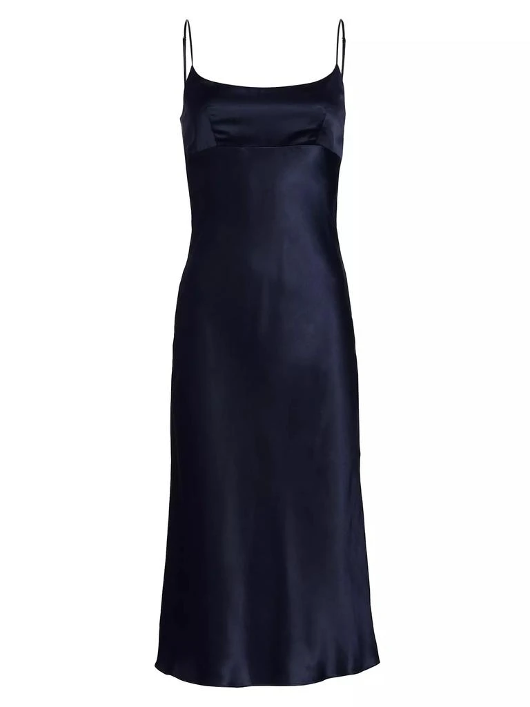 Amanda Uprichard Breeze Silk Tie-Back Midi-Dress 1