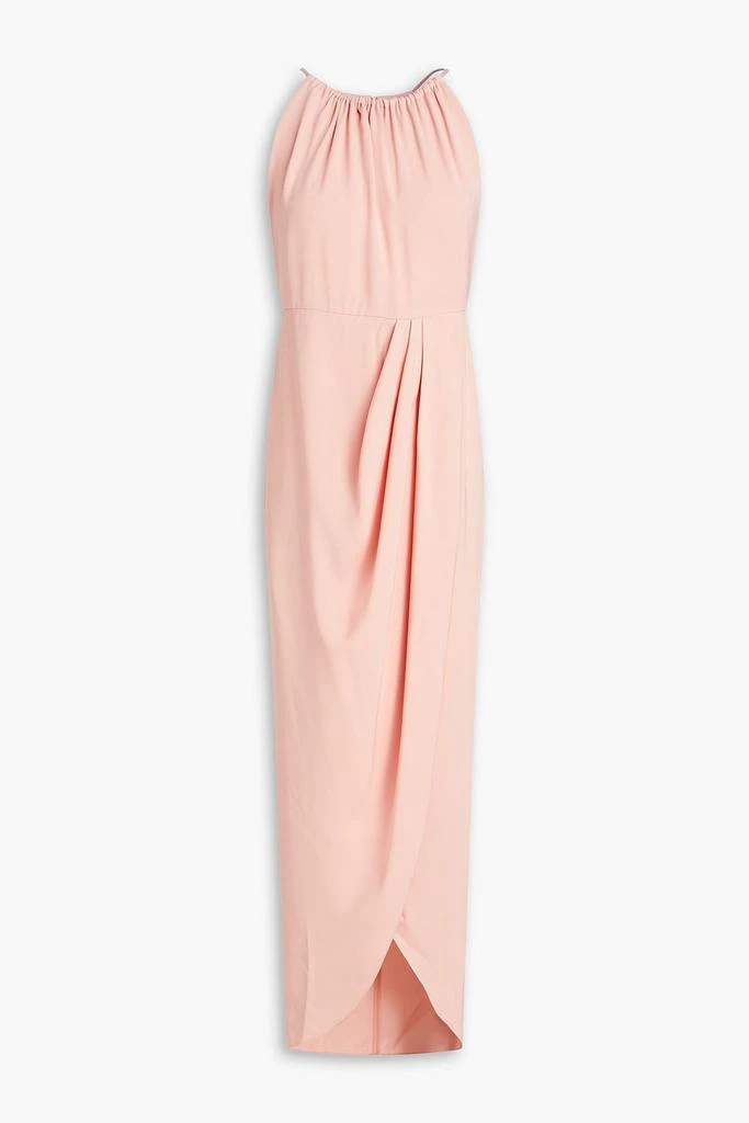 Shona Joy Gathered satin maxi dress 1