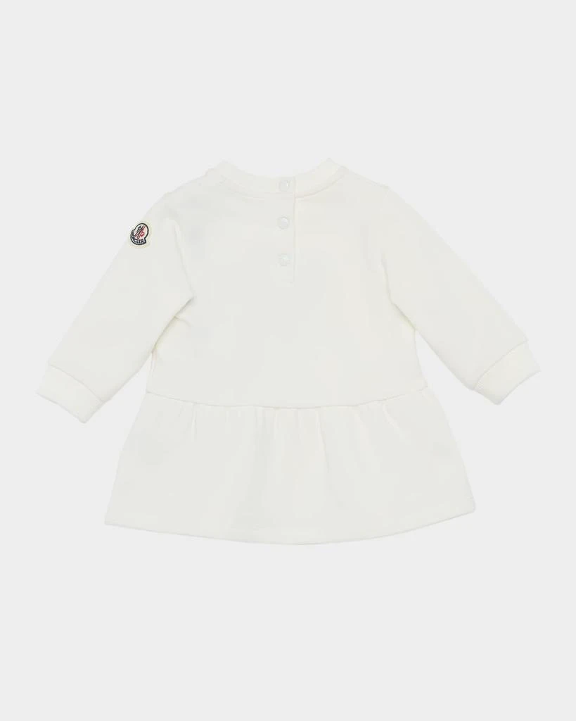 Moncler Girl
s Heart Logo-Print Sweatshirt Dress, Size 6M-3 2
