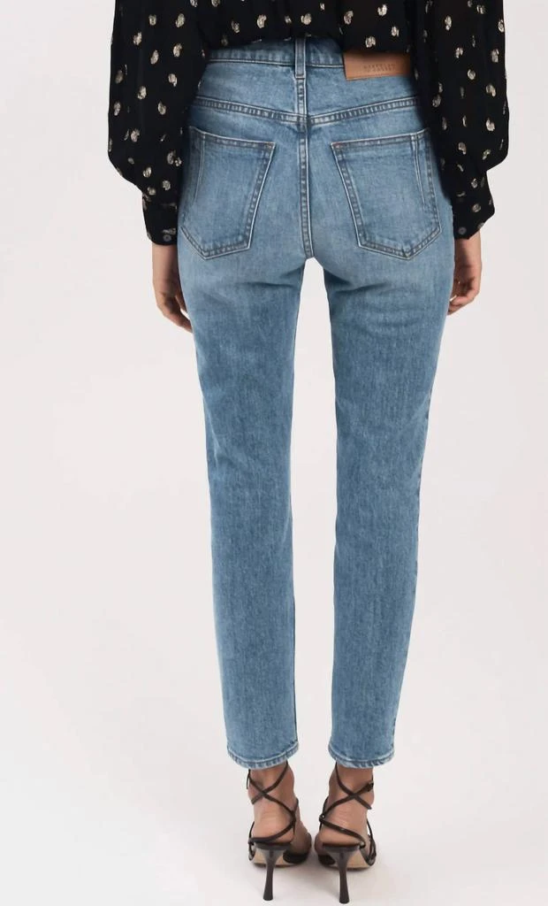 Derek Lam Eden 5 Pocket Slim Straight Leg Jean In Medium Dark Wash 2
