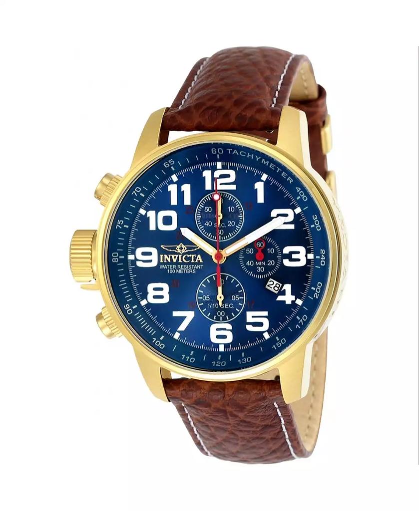 Invicta Men's 3329 I-Force Quartz 3 Hand Blue Dial Watch