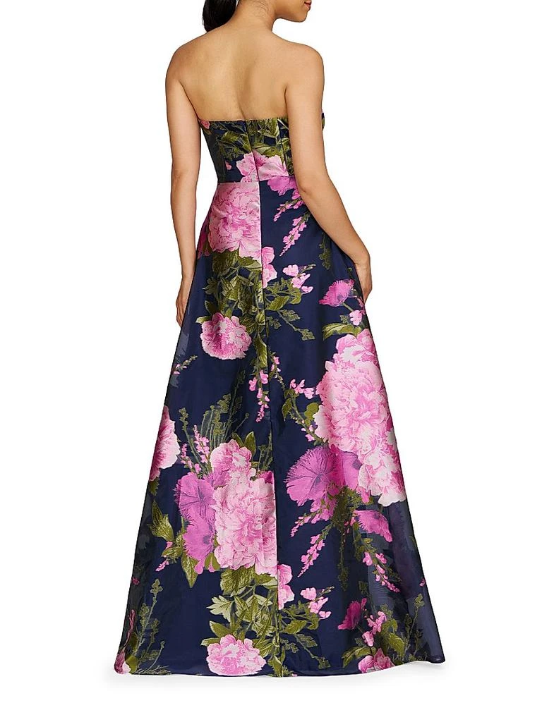 Kay Unger Holly Floral Jacquard Gown 3