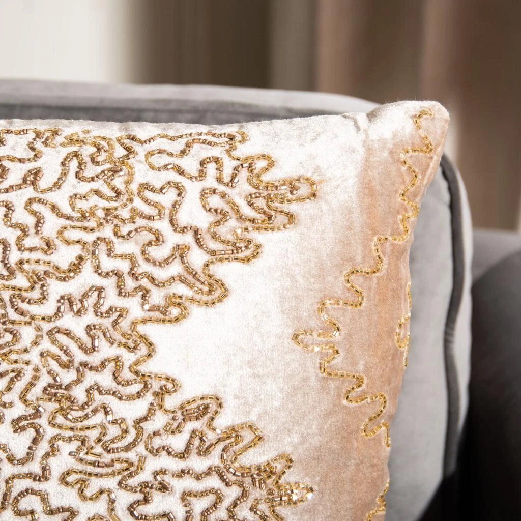 Safavieh Gold Sparkle Pillow 3