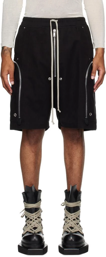 Rick Owens Black Concordians Bauhaus Bela Shorts 1