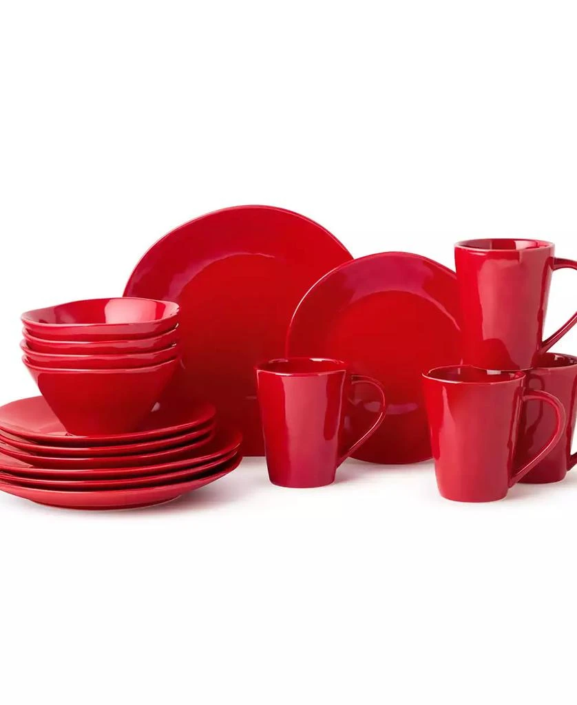 Certified International Berry Red Christmas 16-Pc. Dinnerware Set, Service for 4