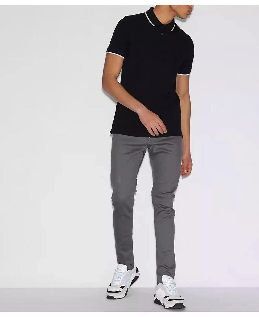 Armani Exchange Men's Contrast Tipped Polo Shirt 3