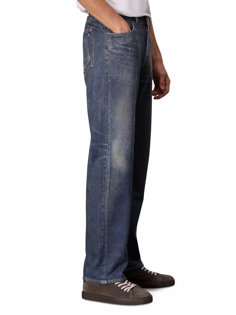 Rag & Bone Miramar Denim Straight-Leg Sweatpants 4
