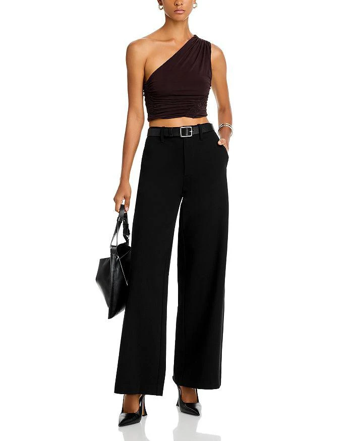 AQUA Wide Leg Pants - Exclusive 2