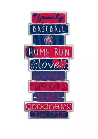 Fan Creations Creations Mlb Washington Nationals Celebrations Stack 24 In X 10 In Sign 1