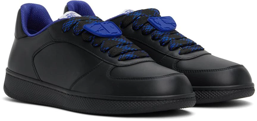 Burberry Black Leather Terrace Sneakers 4