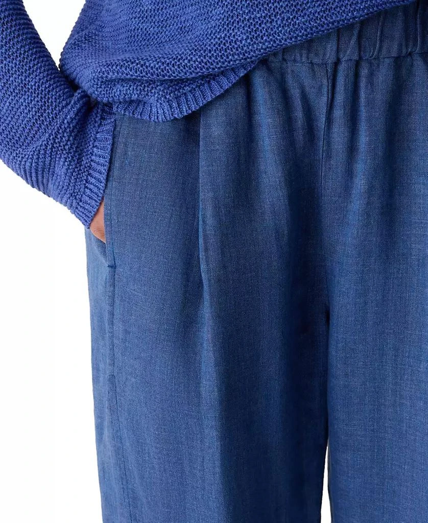 Eileen Fisher Women
s High-Waisted Pull-On Ankle Pants, Regular 
Plus Size 3