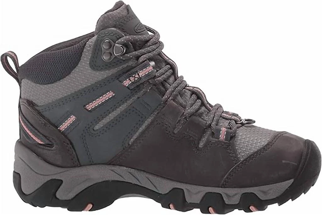 Keen Women
s Steens Polar Boot Waterproof Winter Boots In Steel Grey/rose Dawn 1