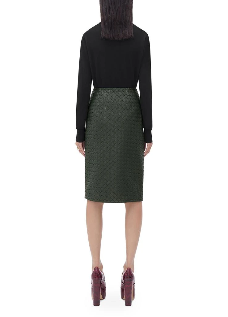 Bottega Veneta Intrecciato leather skirt 6