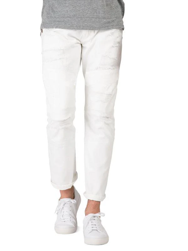 Level 7 Jeans Slim Straight Ripped Jeans 1