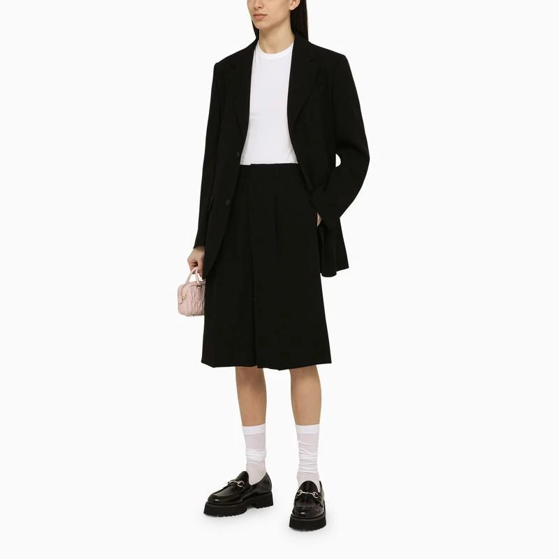 AMI ALEXANDRE MATTIUSSI Ami Paris wool-blend bermuda shorts 3