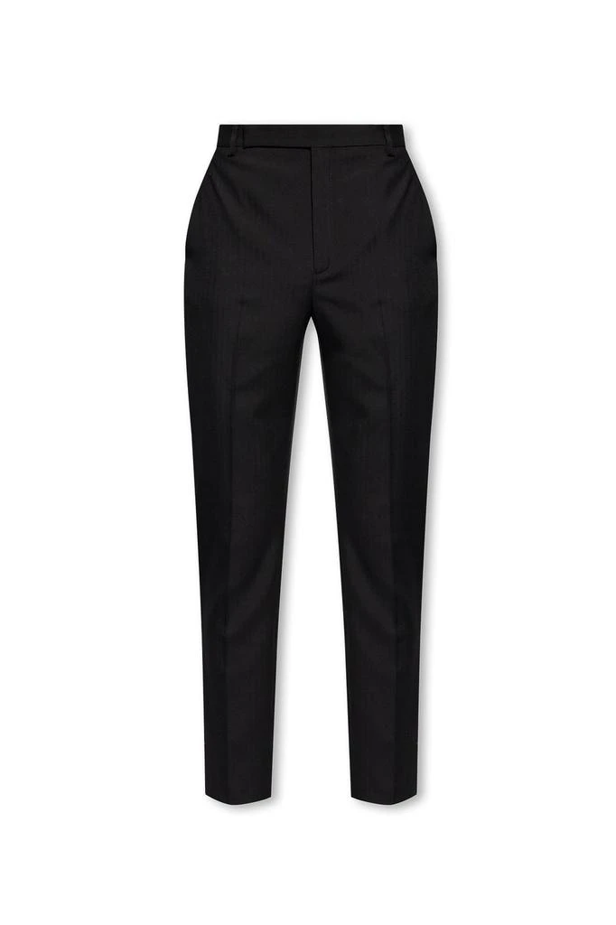 Saint Laurent Saint Laurent Pleated Straight Hem Trousers 1