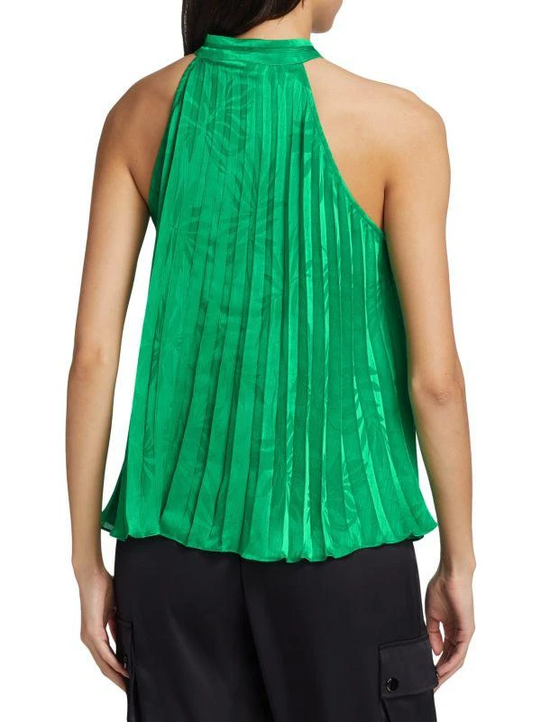 Ramy Brook Alex Garden Jacquard Tie-Front Blouse 2