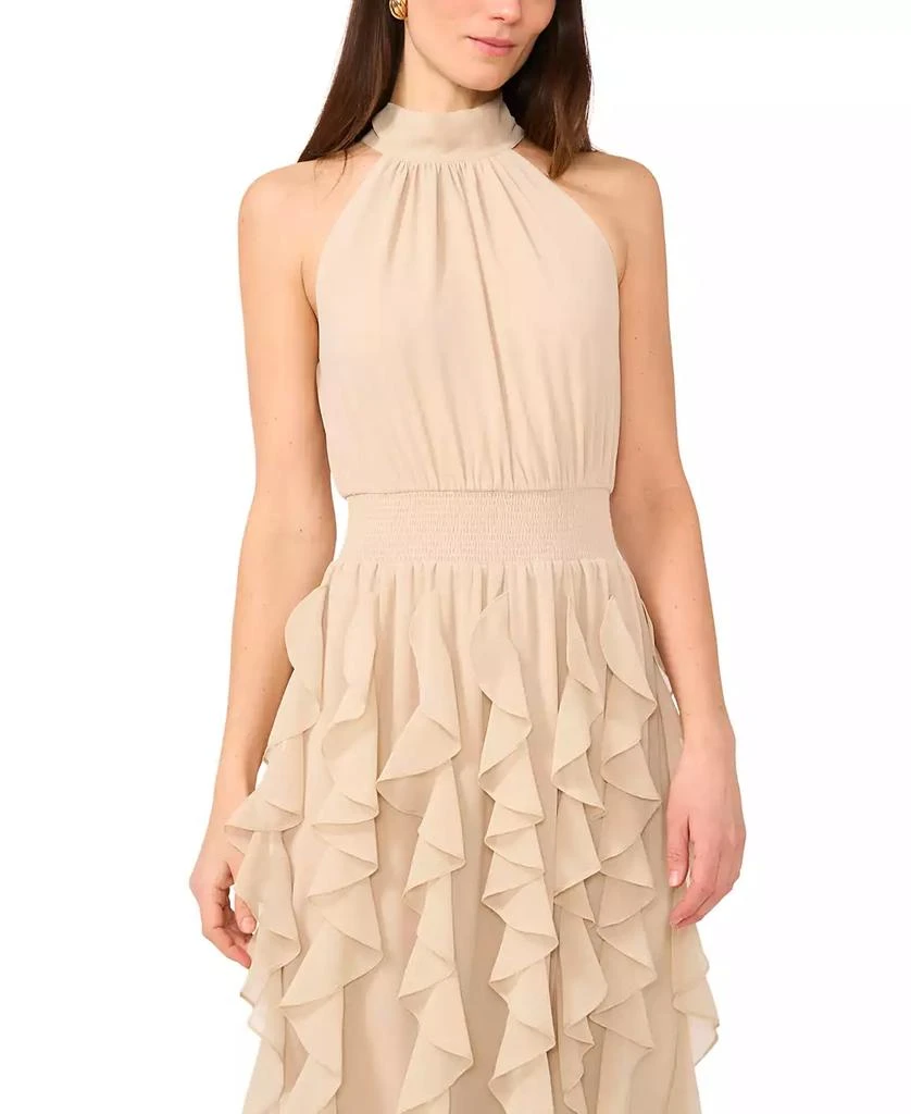 1. State Women's Halter Ruffle Maxi Dress 2