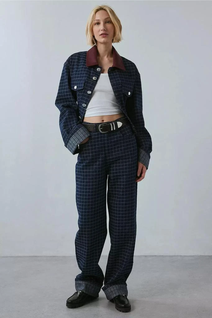 Ghospell Ghospell Campbell Check Denim Jean 1