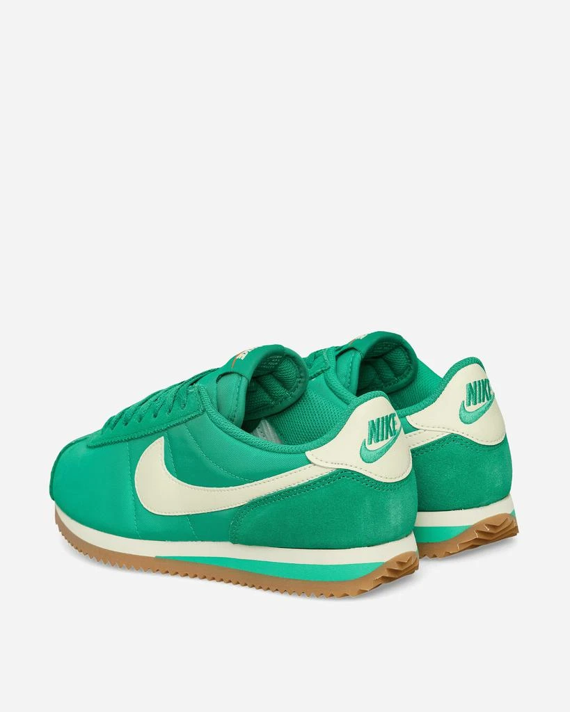 NIKE Women's Cortez Textile Sneakers Stadium Green / Coconut Milk 5