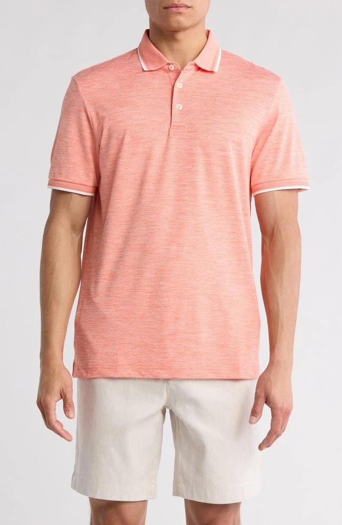 BUGATCHI Tipped Collar Performance Knit Polo 1