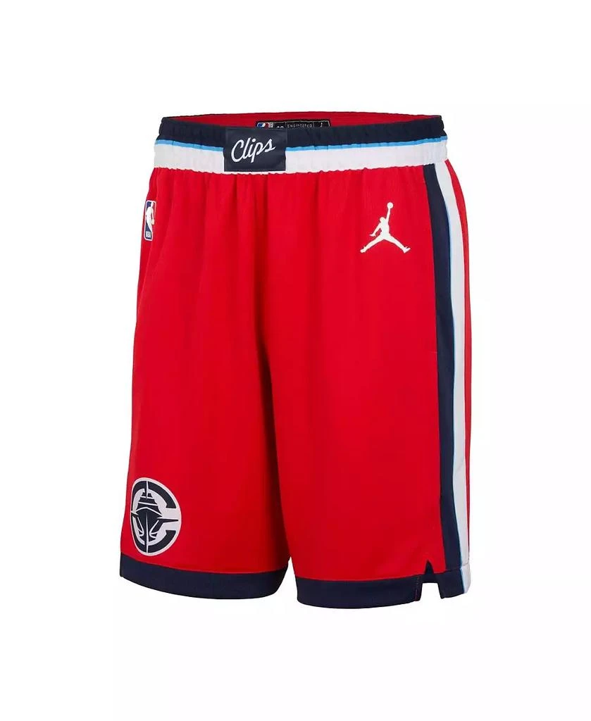 Jordan Men's Red LA Clippers 2024/25 Statement Edition Swingman Performance Shorts 2