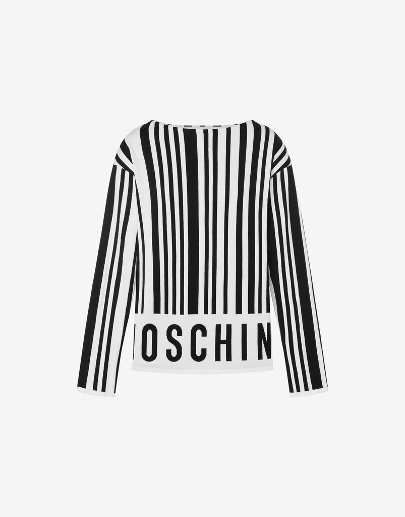 Moschino Barcode Cotton Jumper