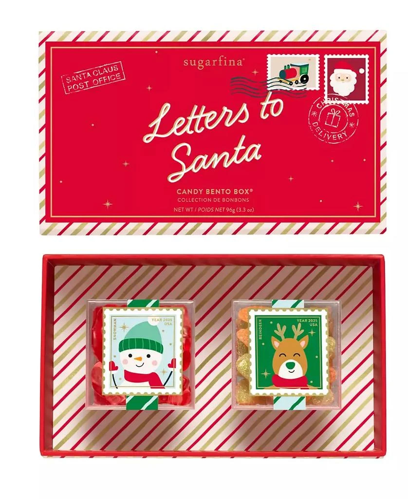 Sugarfina Holiday Letters to Santa Candy Bento Box, 2 Piece 2