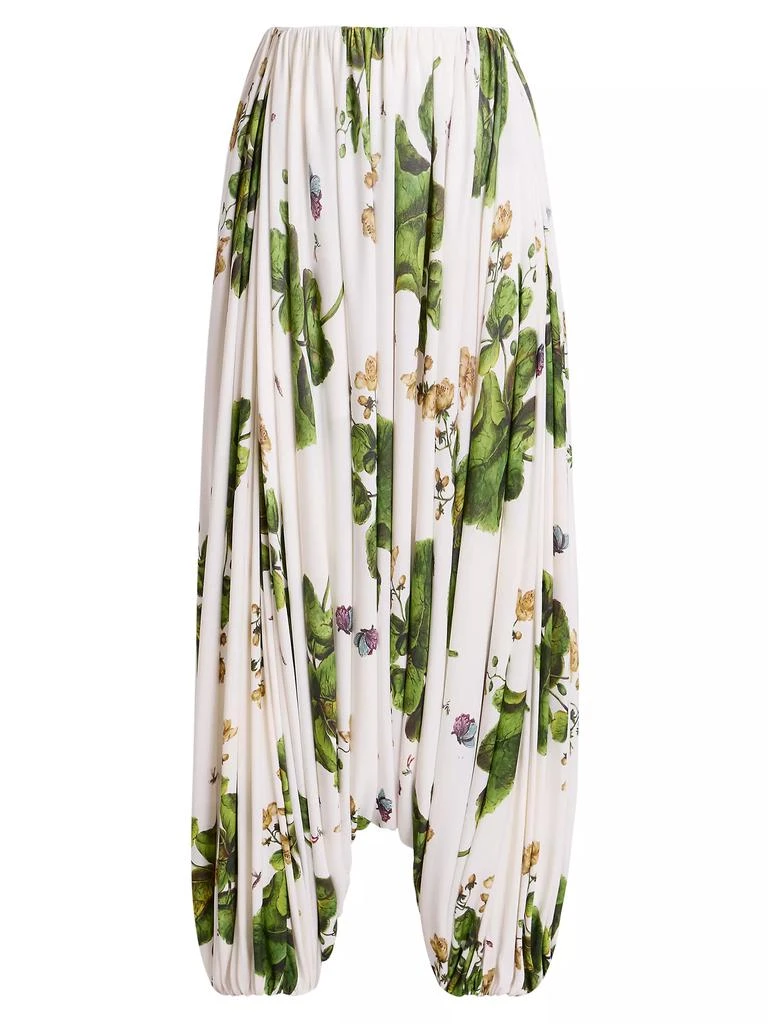 Loewe Floral Draped Trousers 1