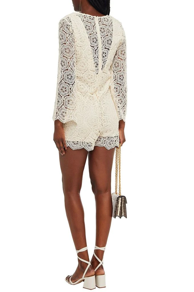 ba&sh Gaspard crocheted cotton-blend playsuit 3