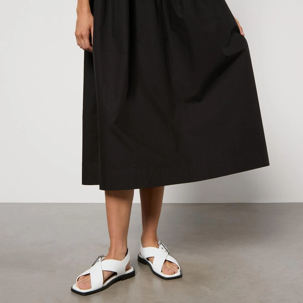 Ganni Cotton-Poplin Midi Dress 3