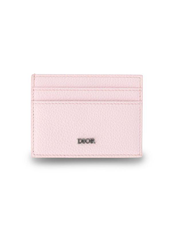 Dior Dior Cardholder In Pink Leather
