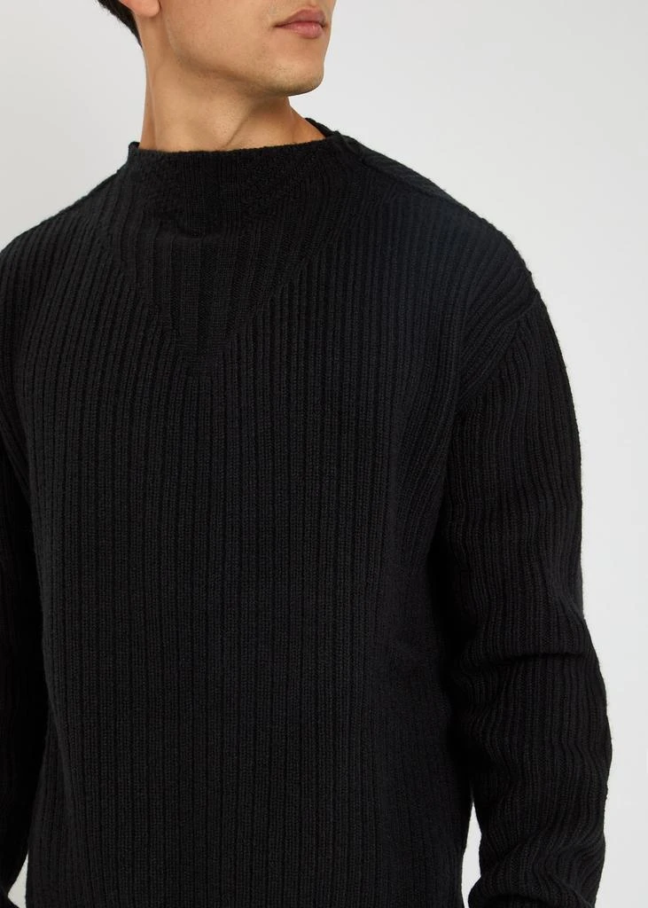 Rick Owens Fisherman ribbed wool jumper 5