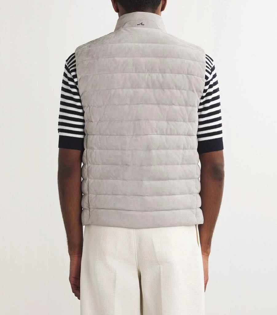 Paul & Shark Down Suede Gilet 4