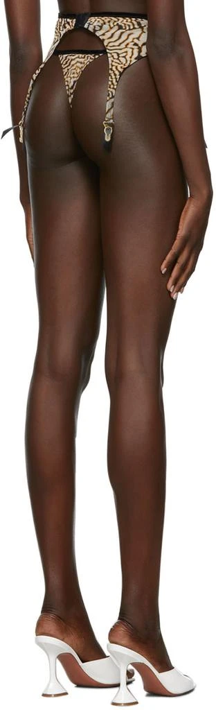 Fruity Booty SSENSE Exclusive Black & Orange Puffer Print Garter 3
