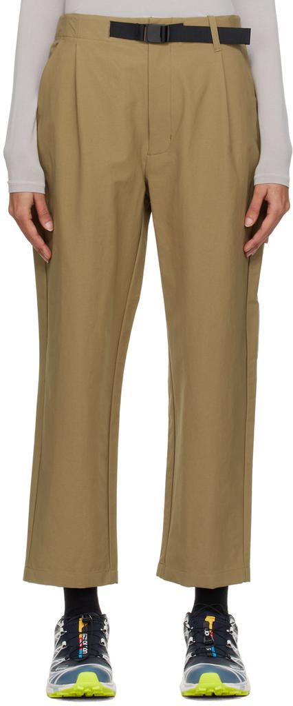 Goldwin Khaki One Tuck Pants