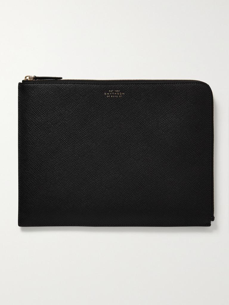 SMYTHSON Panama 纹理皮革手拿包