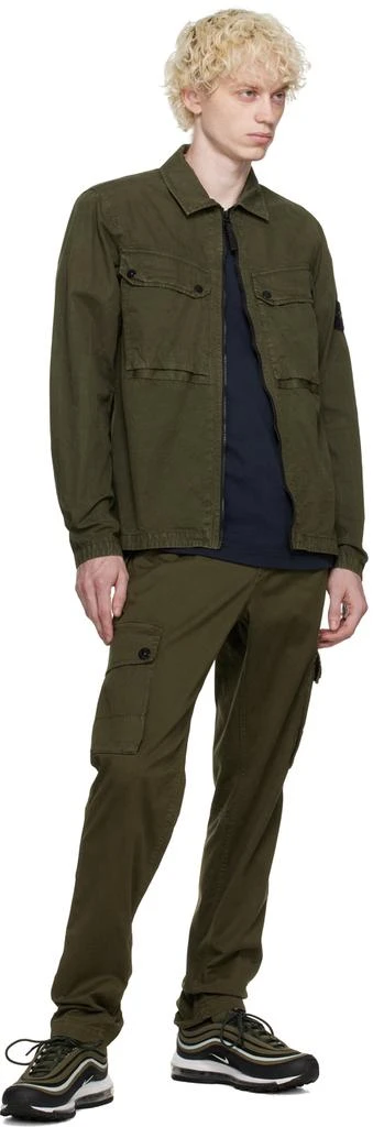 Stone Island Khaki Faded Jacket 5