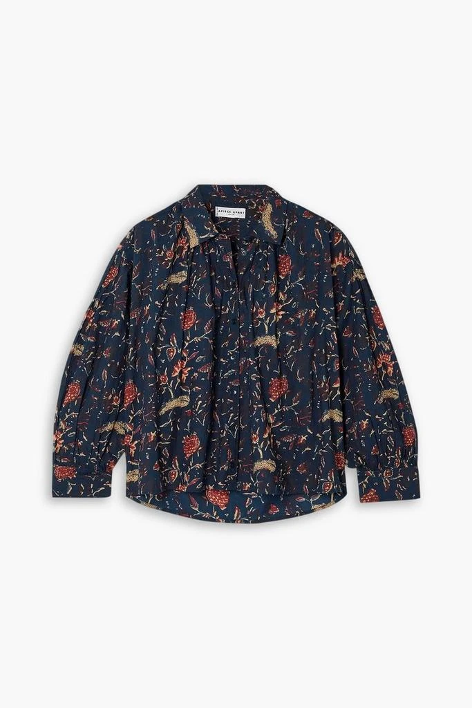Apiece Apart Kira Blousy floral-print cotton blouse 1
