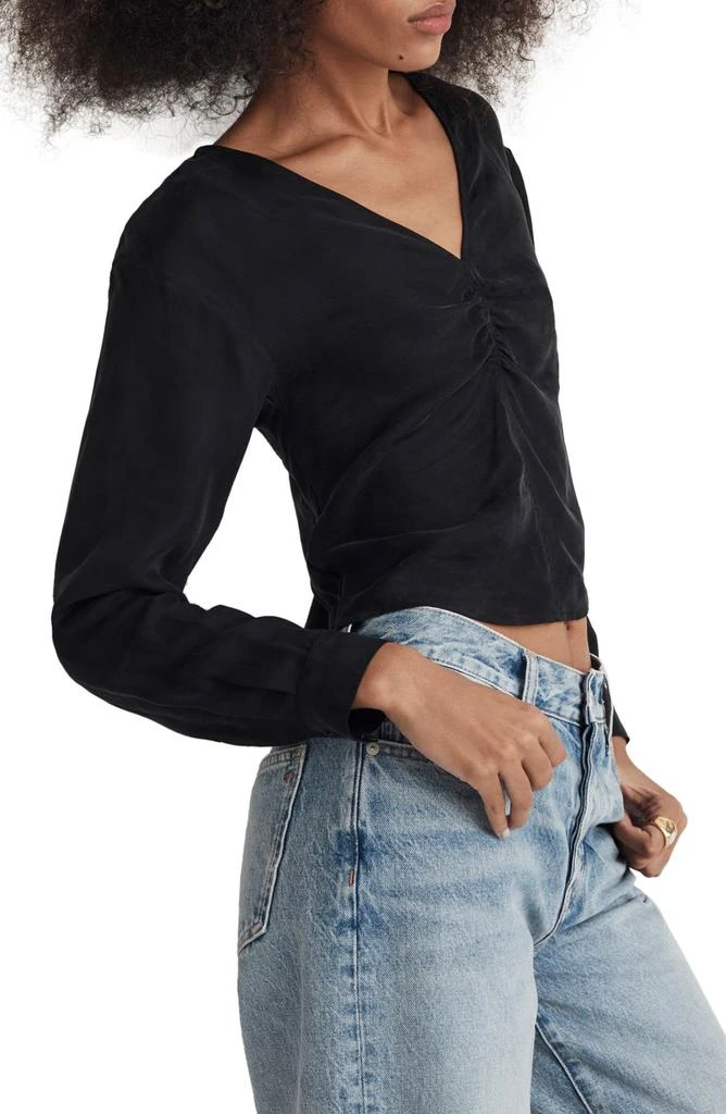 Madewell Brushed Ruched Top 5