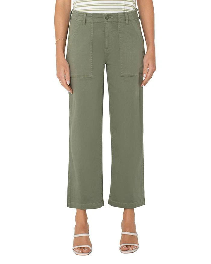 Liverpool Los Angeles Wide Leg Cargo Pants 1