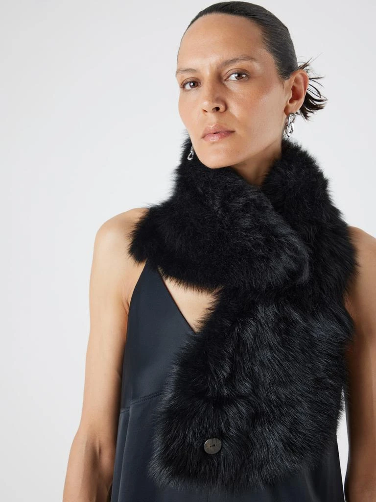 Gushlow & Cole Baby button shearling scarf 4