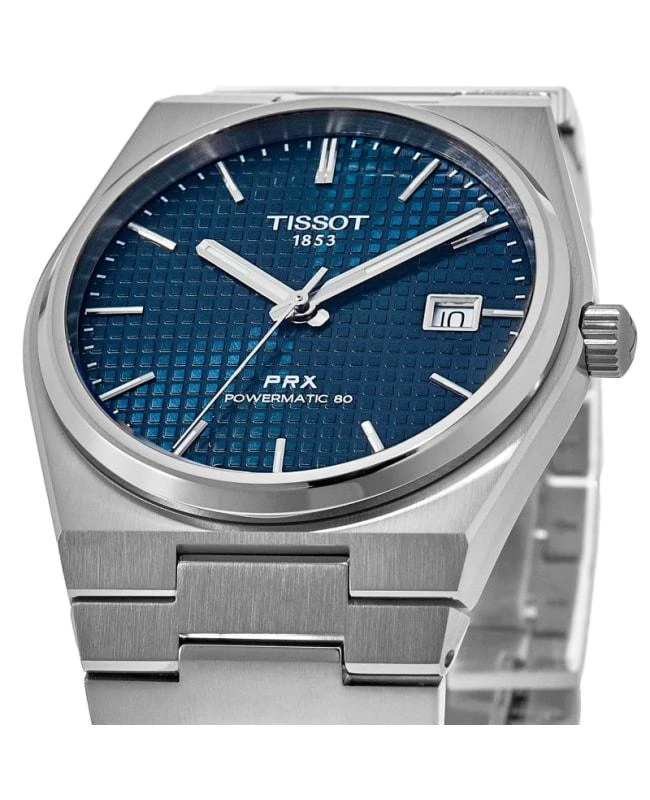 Tissot Tissot PRX Powermatic 80 Automatic Blue Dial Steel Men's Watch T137.407.11.041.00 2