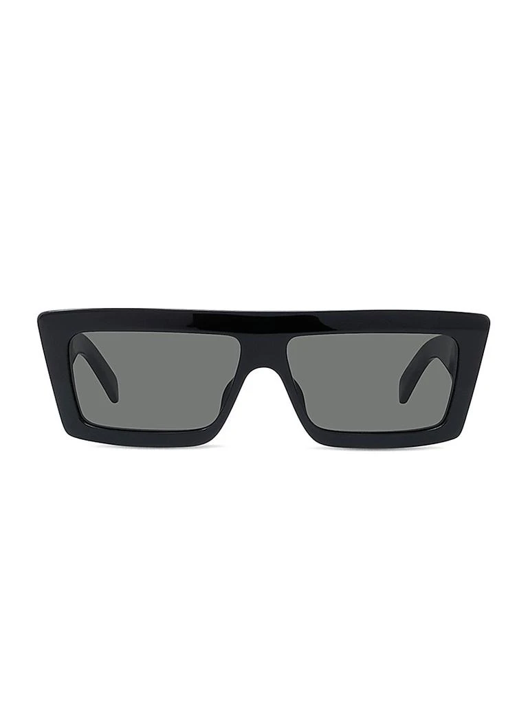Celine 57MM Flat-Top Rectangular Sunglasses - Accessories  display picture 2